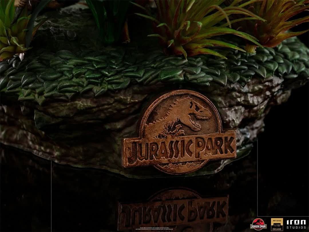 Statue Just The Two Raptors Deluxe - Jurassic Park - Art Scale 1/10 - Iron Studios