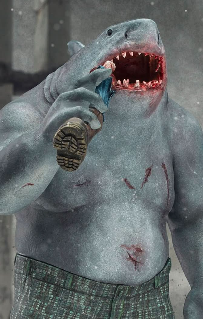 Statue King Shark - The Suicide Squad - Art Scale 1/10 - Iron Studios