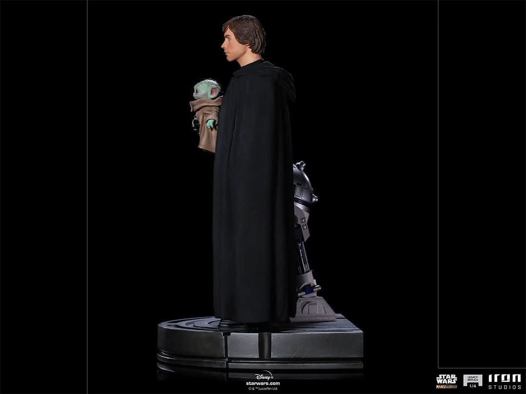 Statue Luke Skywalker, R2 - D2 and Grogu - The Mandalorian - Legacy Replica 1/4 - Iron Studios