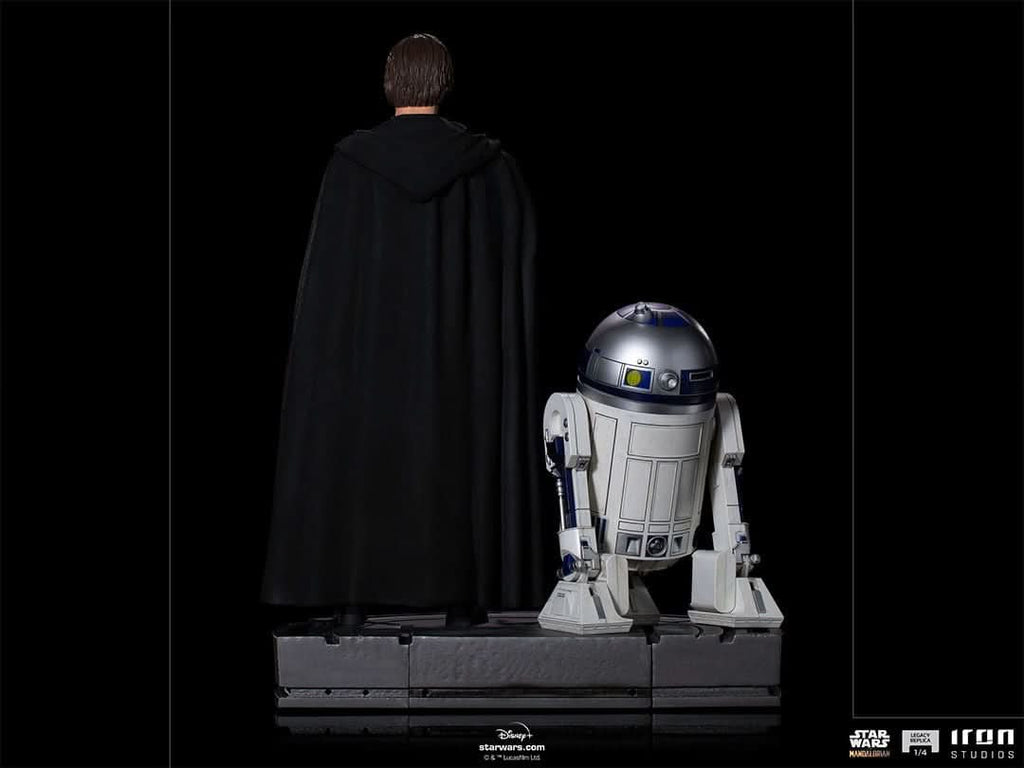 Luke Skywalker, R2-D2 and Grogu - Star Wars: The Mandalorian - Legacy Replica 1/4 - Iron Studios