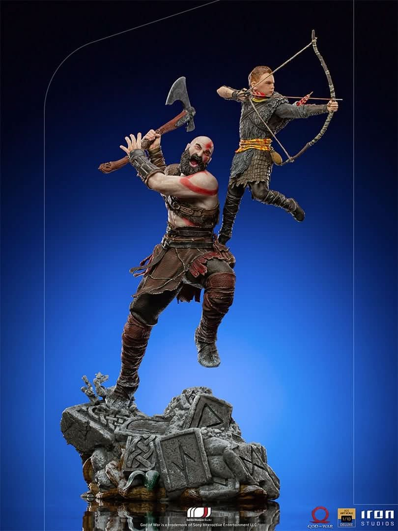 Statue Kratos and Atreus - God of War - Art Scale 1/10 - Iron Studios