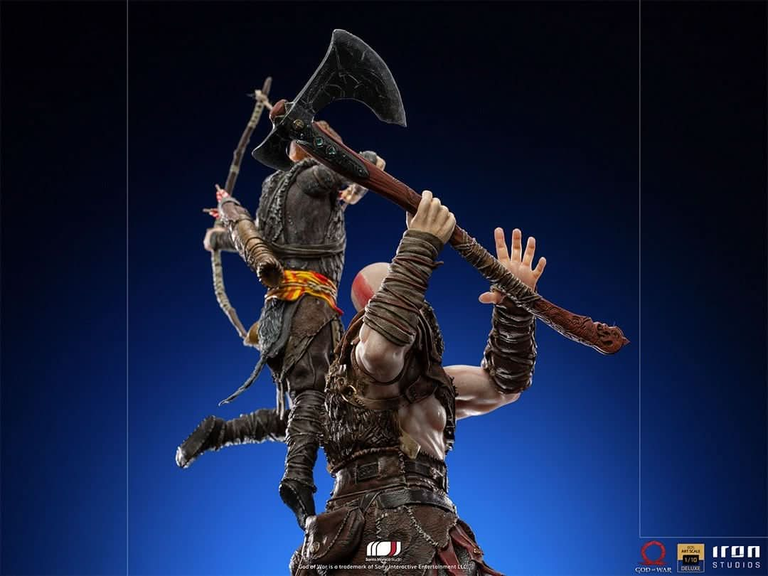 Statue Kratos and Atreus - God of War - Art Scale 1/10 - Iron Studios