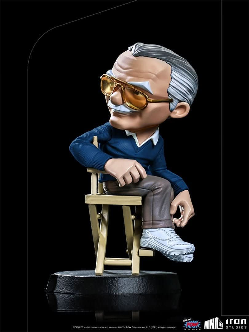 Statue Stan Lee (Blue) - Pow! - MiniCo - Iron Studios