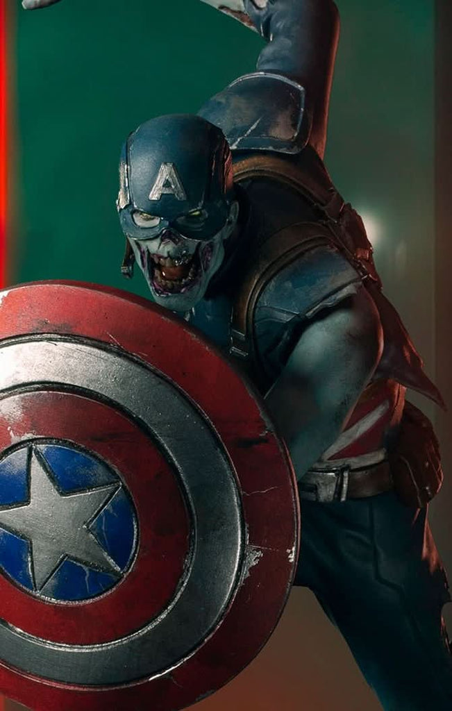 AVENGERS WHAT IF ? CAPTAIN AMERICA ZOMBIE 1/10 22 cm ART