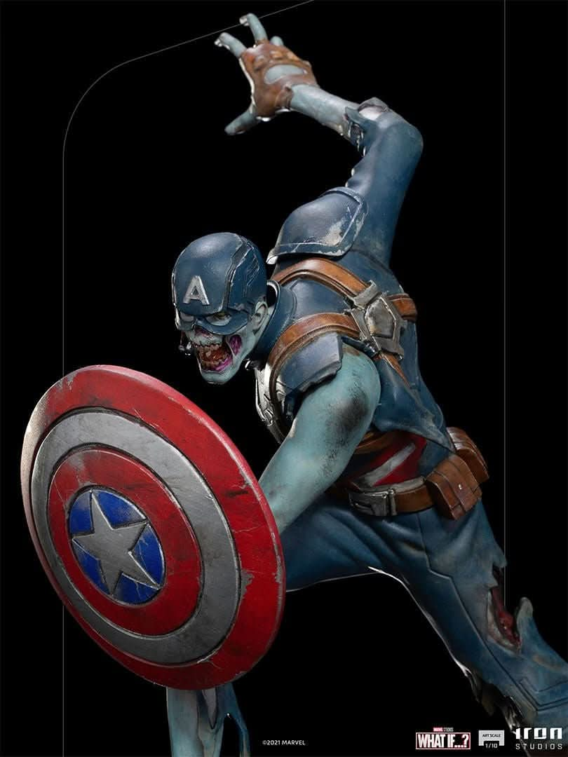 Statue Captain America Zombie - What If...? - Art Scale 1/10 - Iron Studios