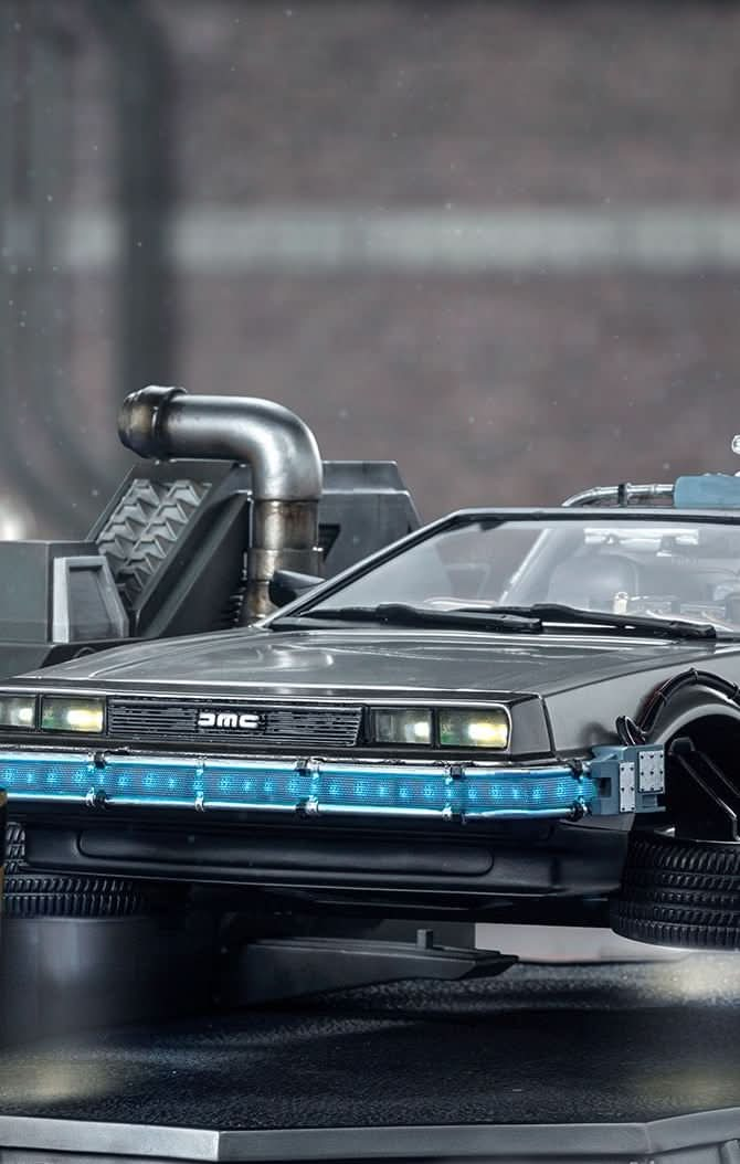 Statue DeLorean - Back To The Future II - Art Scale 1/10 - Iron Studios