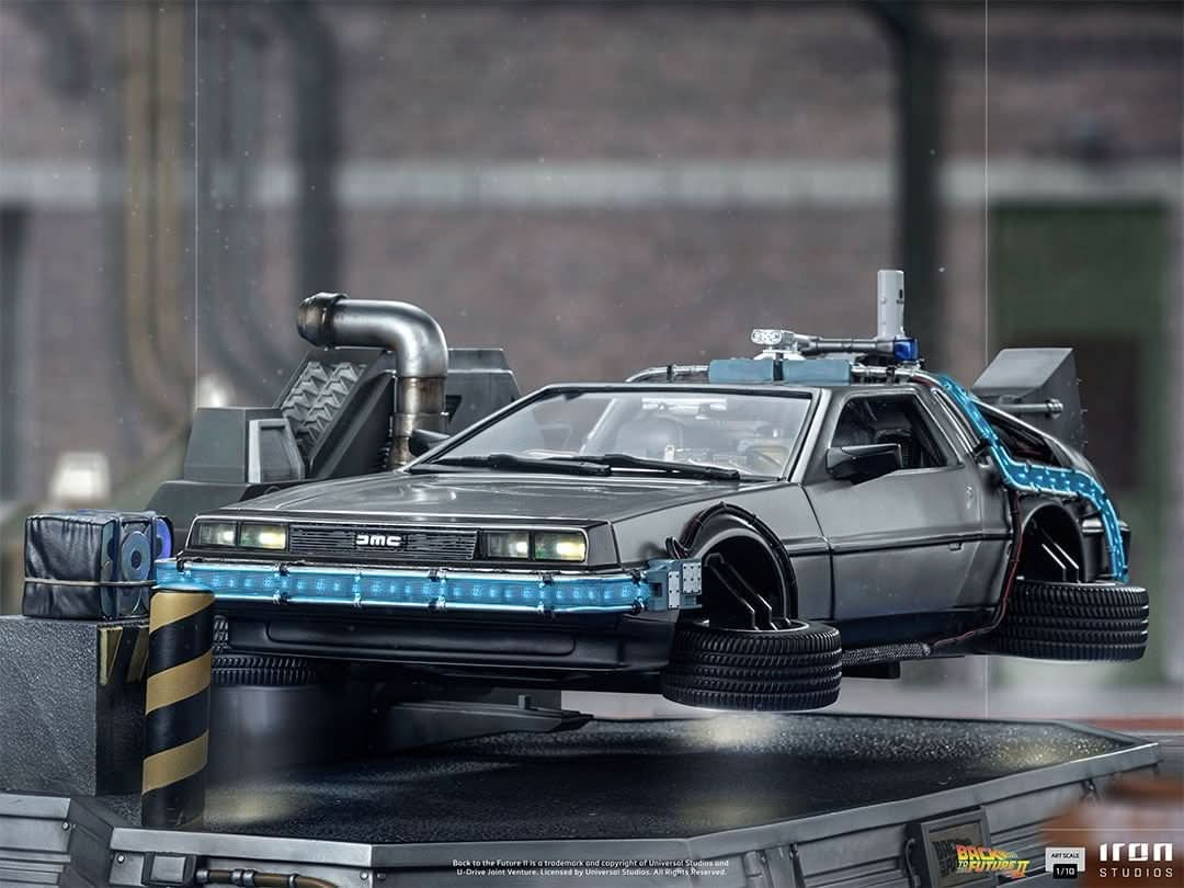 Statue DeLorean - Back To The Future II - Art Scale 1/10 - Iron Studios