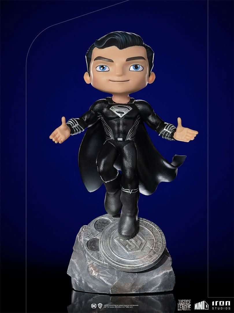 Statue Superman Black - Zack Snyder`s Justice League - MiniCo - Iron Studios