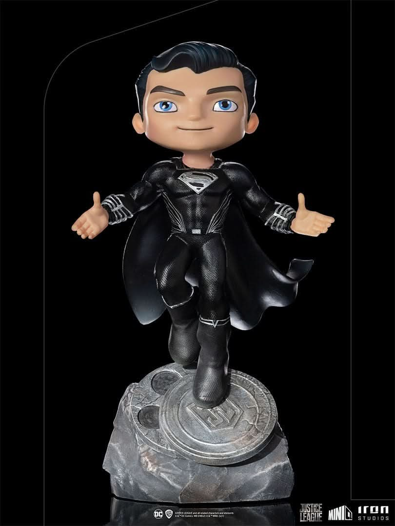 Statue Superman Black - Zack Snyder`s Justice League - MiniCo - Iron Studios