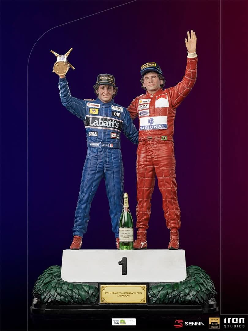 Statue Ayrton Senna and Alain Prost Deluxe - The Last Podium - Art Scale 1/10 - Iron Studios