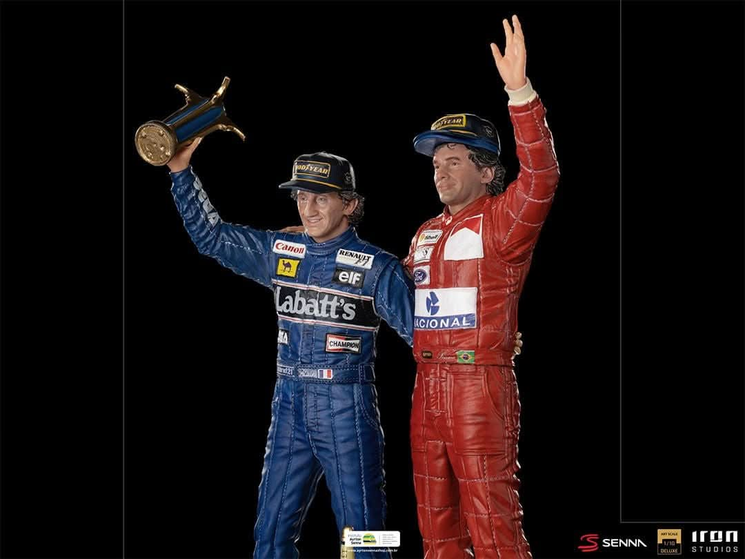 Statue Ayrton Senna and Alain Prost Deluxe - The Last Podium - Art Scale 1/10 - Iron Studios