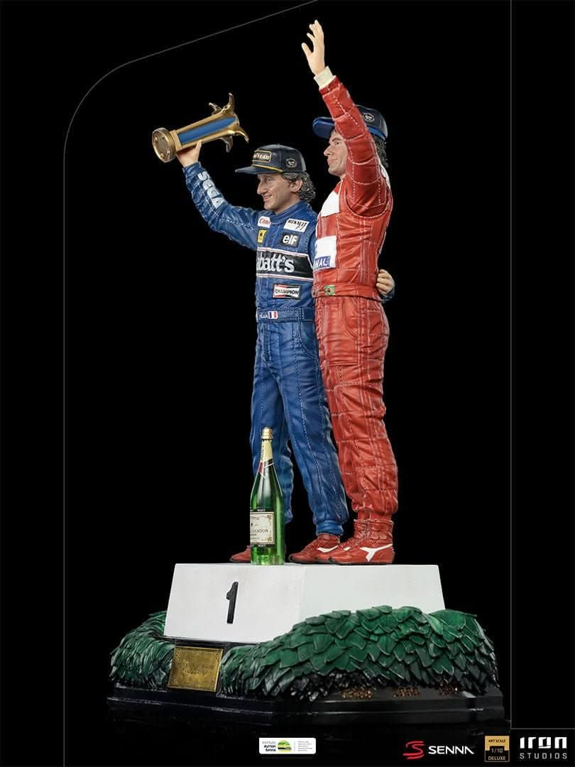 Statue Ayrton Senna and Alain Prost Deluxe - The Last Podium - Art Scale 1/10 - Iron Studios