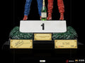 Statue Ayrton Senna and Alain Prost Deluxe Signed by Alain Prost Version - The Last Podium - Art Scale 1/10 - Iron Studios