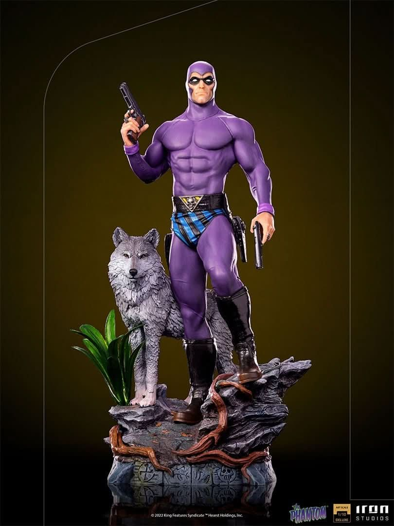 Statue The Phantom Deluxe - Defenders of the Earth - Art Scale 1/10 - Iron Studios