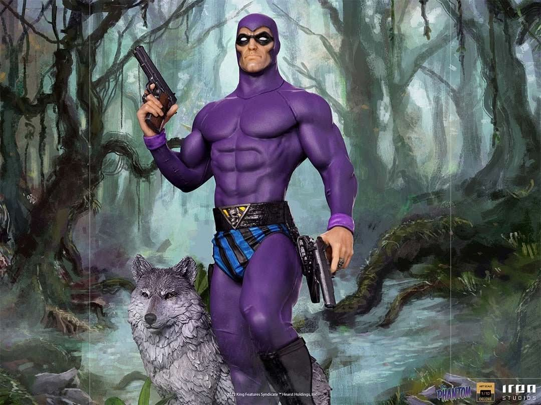 Statue The Phantom Deluxe - Defenders of the Earth - Art Scale 1/10 - Iron Studios