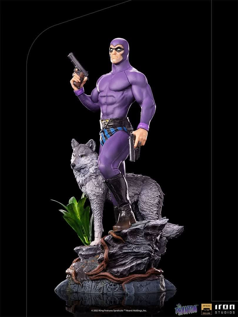 Statue The Phantom Deluxe - Defenders of the Earth - Art Scale 1/10 - Iron Studios