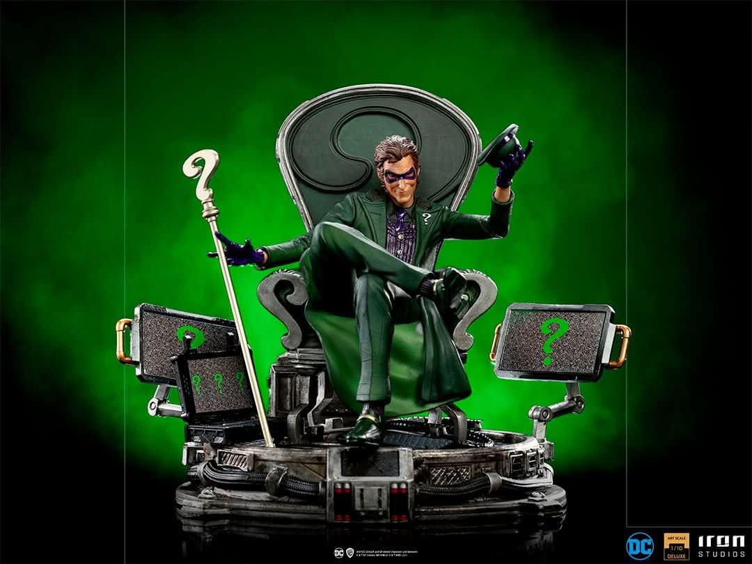 Statue Riddler Deluxe - DC Comics - Art Scale 1/10 - Iron Studios