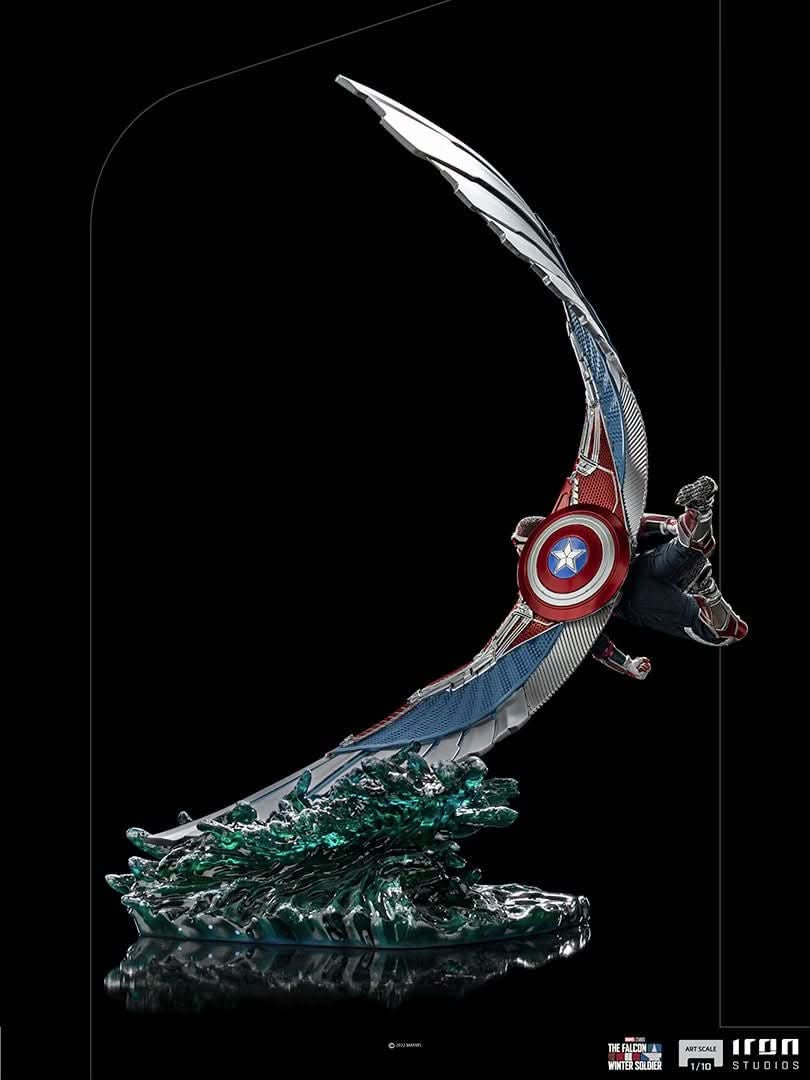 Statue Captain America Sam Wilson (Deluxe) - The Falcon and the Winter Soldier - Art Scale 1/10 - Iron Studios