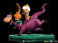 Statue Dino, Pebbles, Bamm - Bamm - The Flintstones - Art Scale 1/10 - Iron Studios