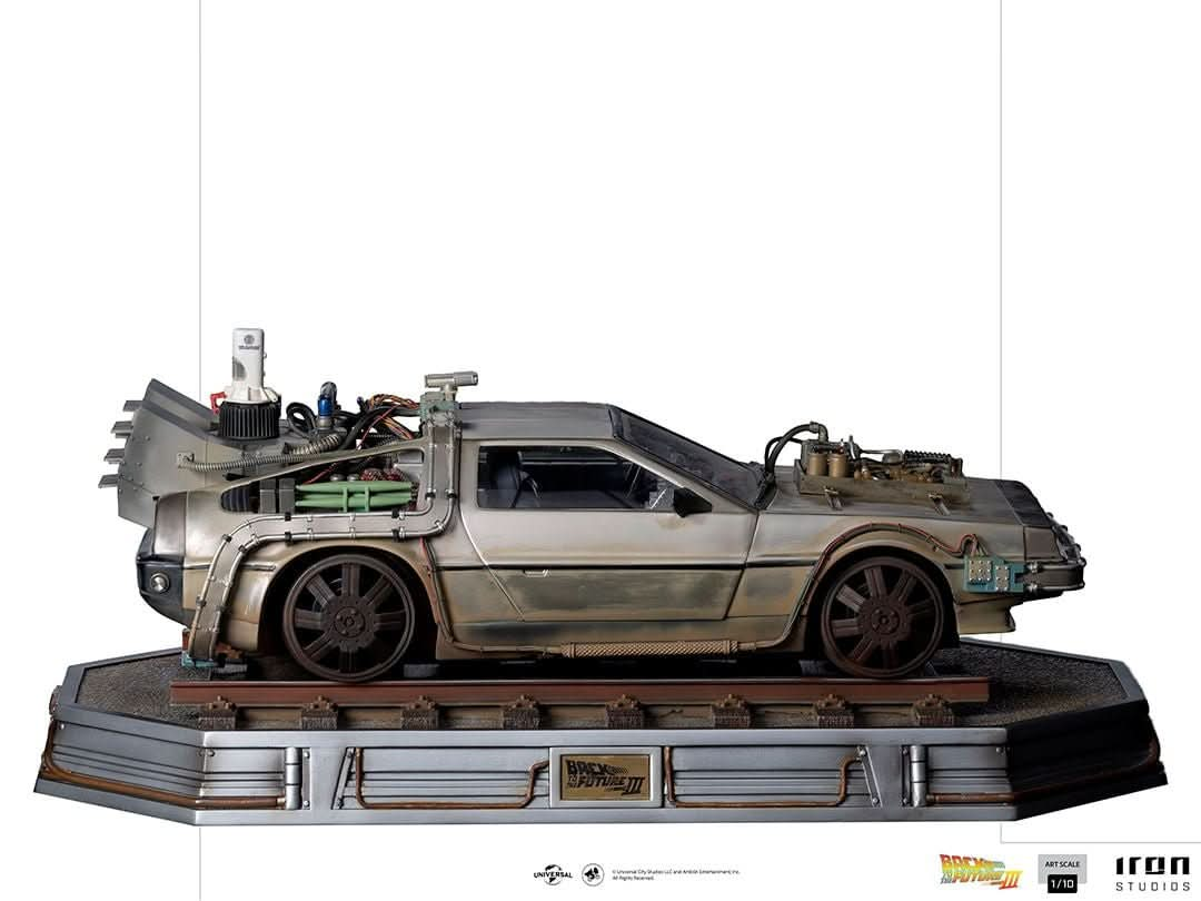 Statue DeLorean - Back To The Future III - Art Scale 1/10 - Iron Studios