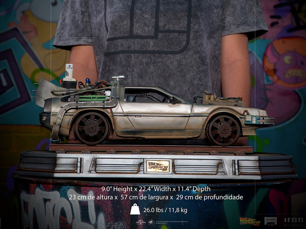 Statue Delorean - Back to the Future III - Art Scale 1/10 - Iron Studios