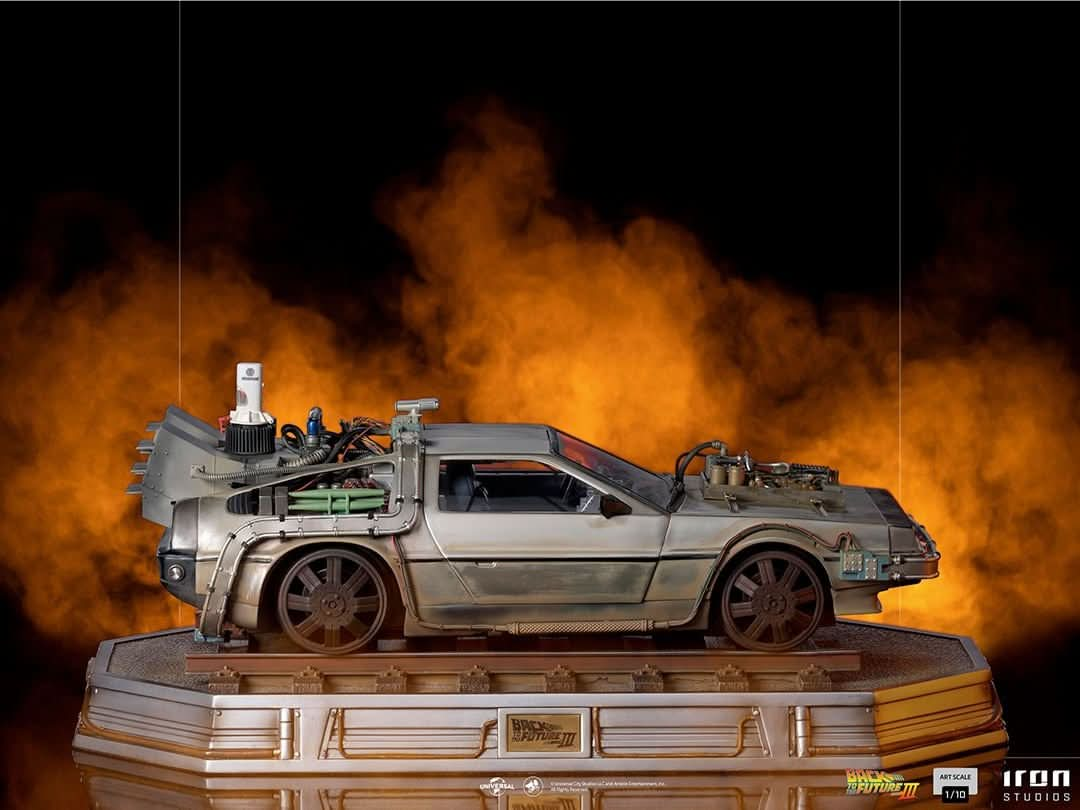 Statue DeLorean - Back To The Future III - Art Scale 1/10 - Iron Studios