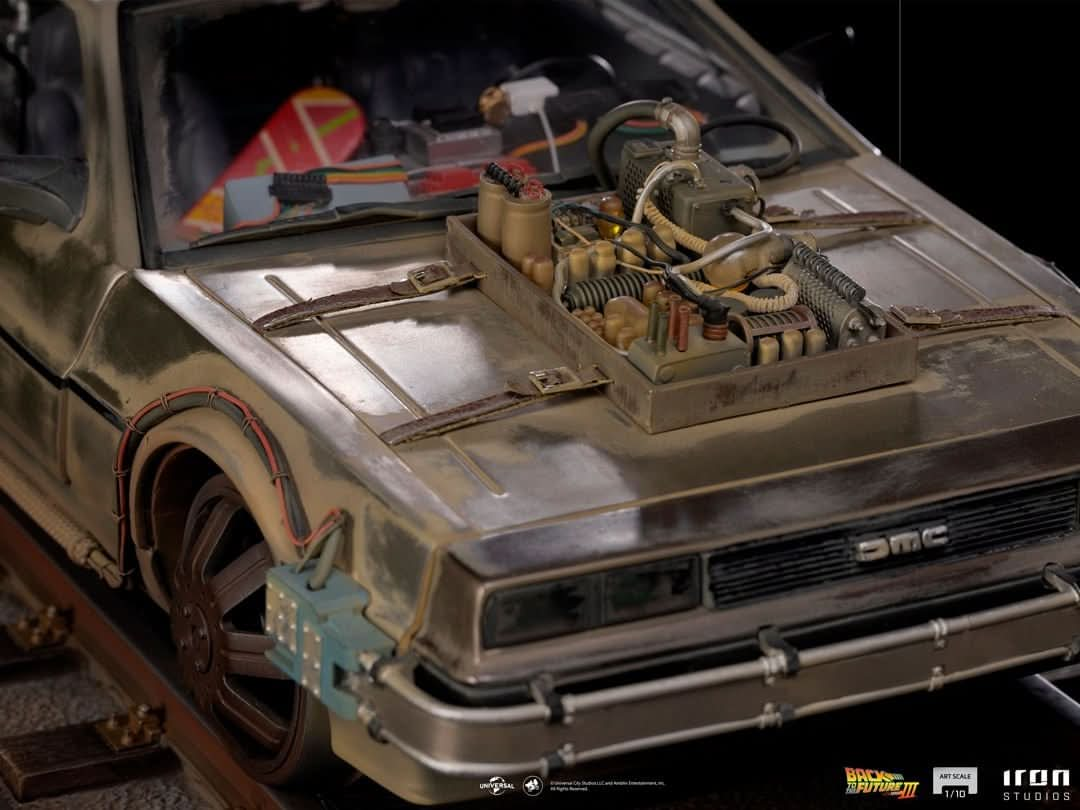 Statue DeLorean - Back To The Future III - Art Scale 1/10 - Iron Studios