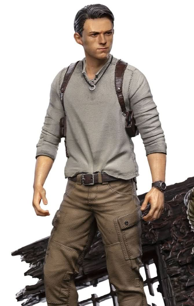 Statue Nathan Drake (Deluxe) - Uncharted (Movie) - Art Scale 1/10 - Iron Studios