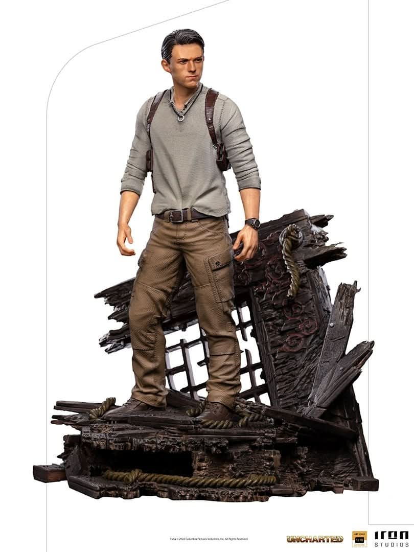 Statue Nathan Drake (Deluxe) - Uncharted (Movie) - Art Scale 1/10 - Iron Studios