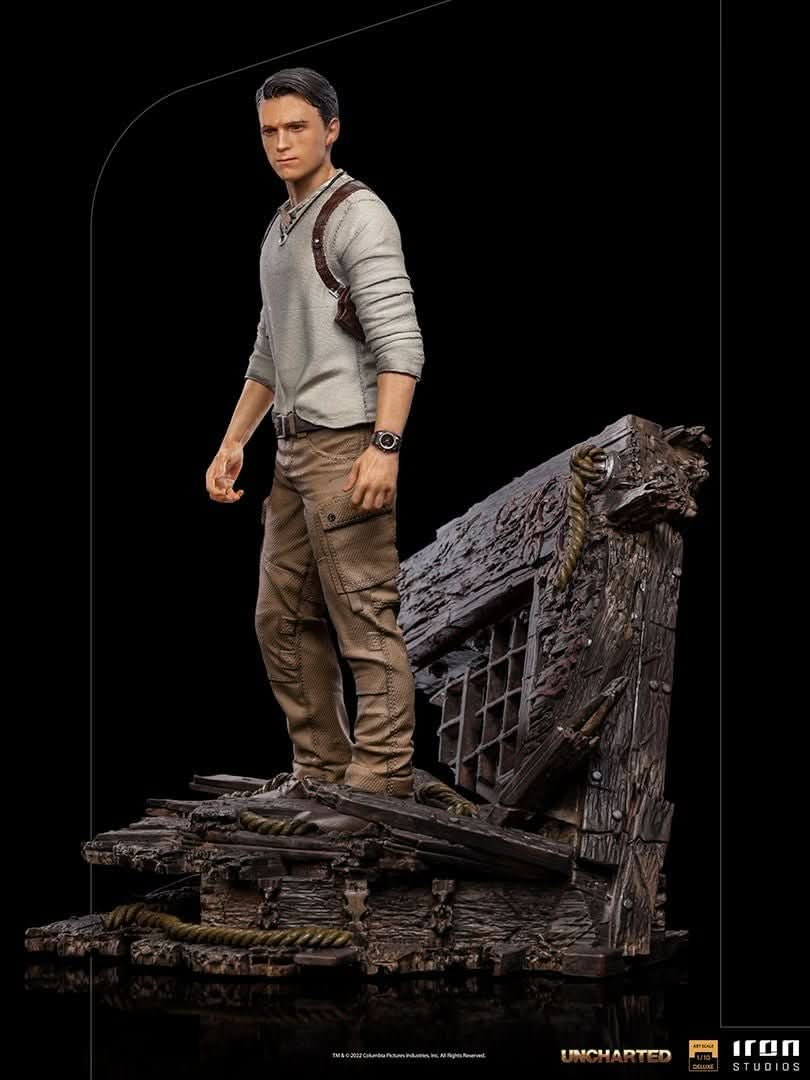 Statue Nathan Drake (Deluxe) - Uncharted (Movie) - Art Scale 1/10 - Iron Studios