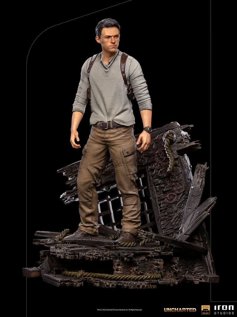 Statue Nathan Drake (Deluxe) - Uncharted (Movie) - Art Scale 1/10 - Iron Studios