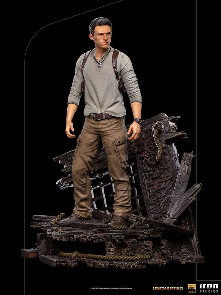 Statue Nathan Drake Deluxe - Uncharted (Movie) - Art Scale 1/10 - Iron Studios