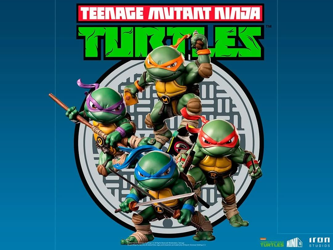 Statue Michelangelo - TMNT - MiniCo - Iron Studios