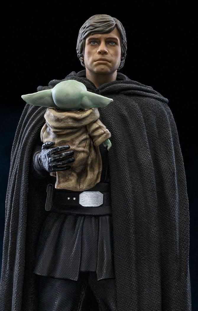 Statue Luke Skywalker and Grogu - The Mandalorian - Art Scale 1/10 - Iron Studios