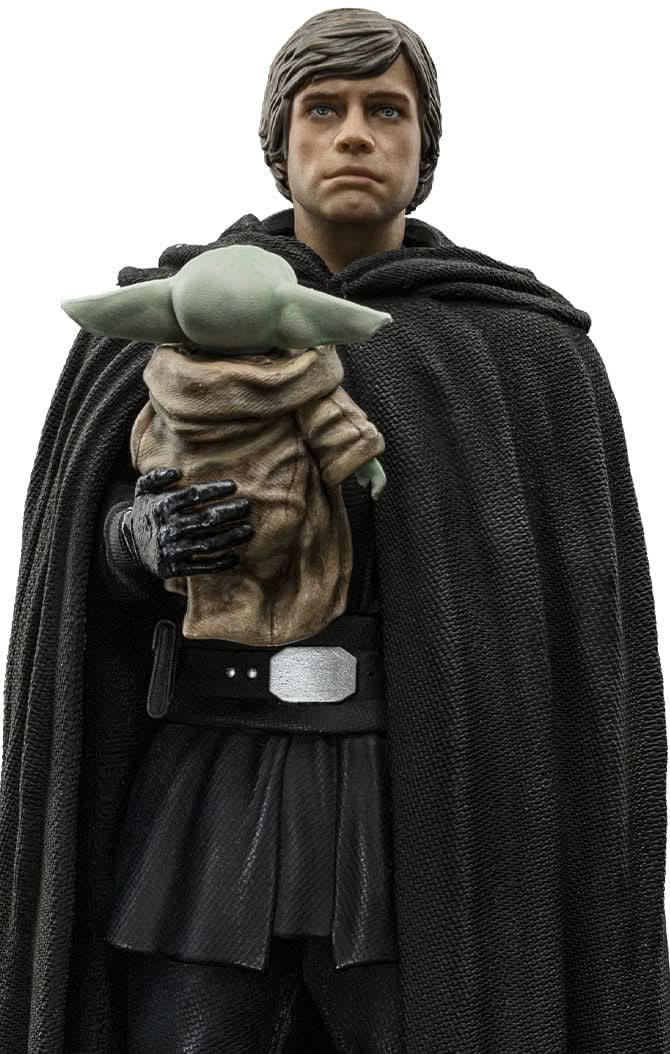 Statue Luke Skywalker and Grogu - The Mandalorian - Art Scale 1/10 - Iron Studios