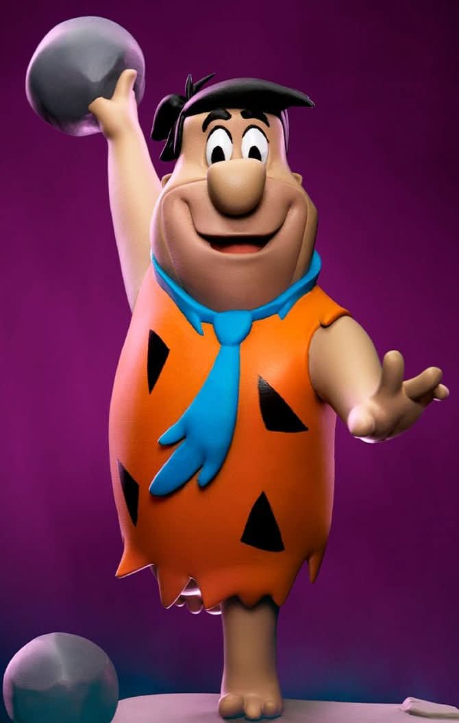 Statue Fred Flintstone - The Flintstones - Art Scale 1/10 - Iron Studios