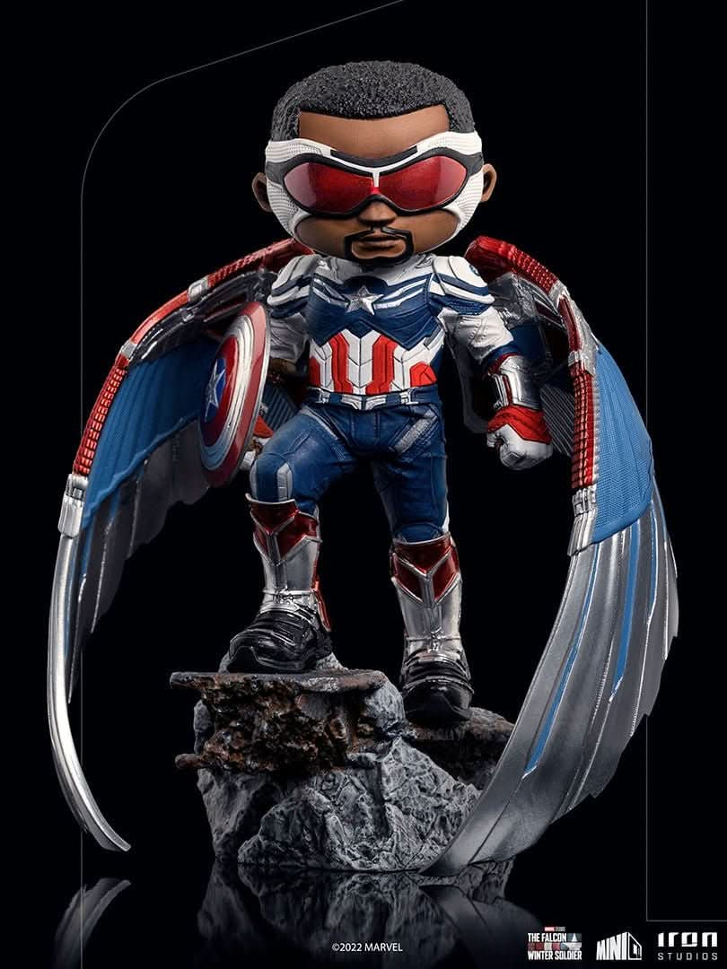 Statue Captain America Sam Wilson - The Falcon and the Winter Soldier - MiniCo - Iron Studios