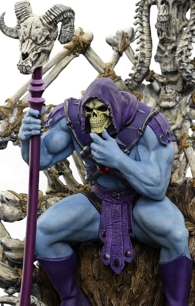 Statue Skeletor on Throne (Deluxe) - Masters of the Universe - Art Scale 1/10 - Iron Studios