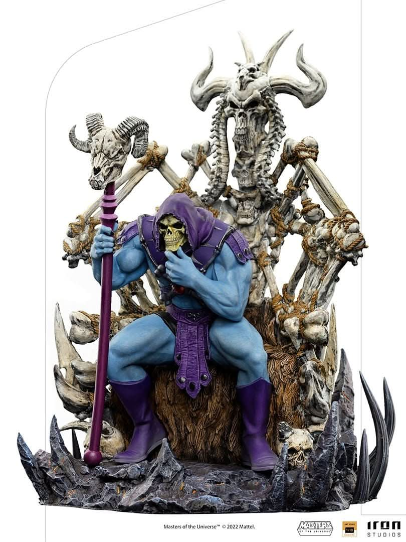 Statue Skeletor on Throne (Deluxe) - Masters of the Universe - Art Scale 1/10 - Iron Studios