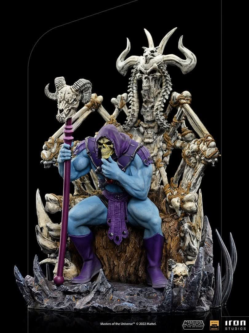 Statue Skeletor on Throne (Deluxe) - Masters of the Universe - Art Scale 1/10 - Iron Studios