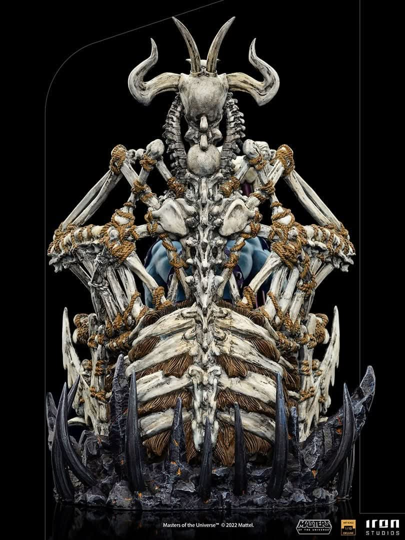 Statue Skeletor on Throne (Deluxe) - Masters of the Universe - Art Scale 1/10 - Iron Studios