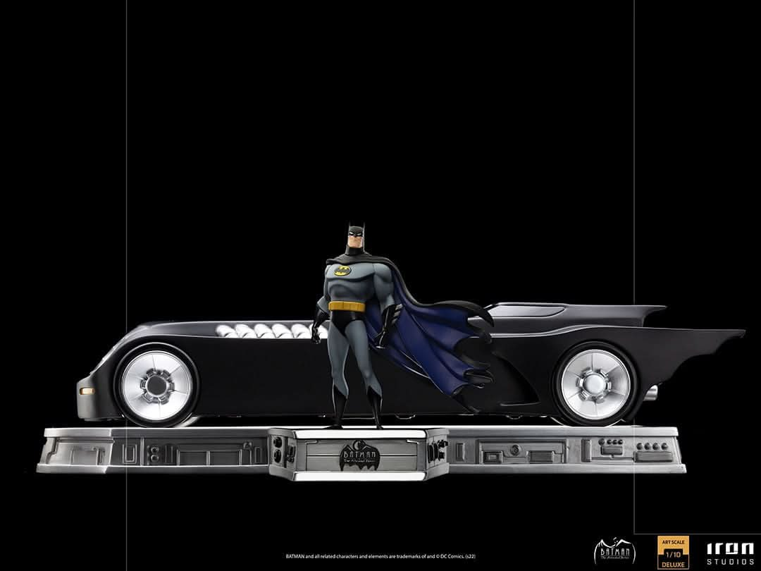 Statue Batman and Batmobile Deluxe - Batman Animated Series - Art Scale 1/10 - Iron Studios