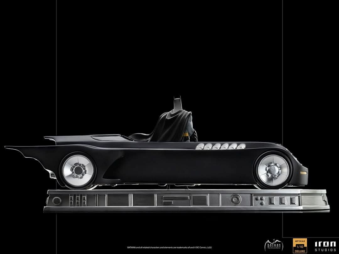 Statue Batman and Batmobile Deluxe - Batman Animated Series - Art Scale 1/10 - Iron Studios