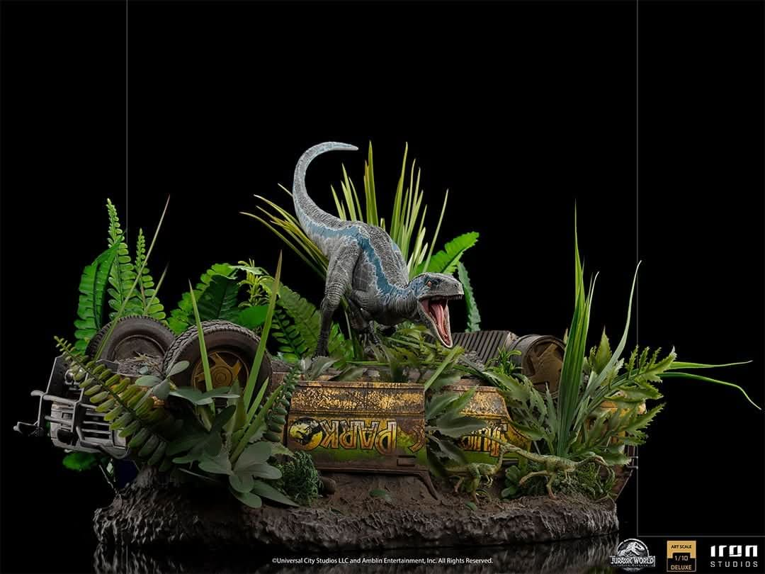 Statue Blue Deluxe - Jurassic World Fallen Kingdom - Art Scale 1/10 - Iron Studios