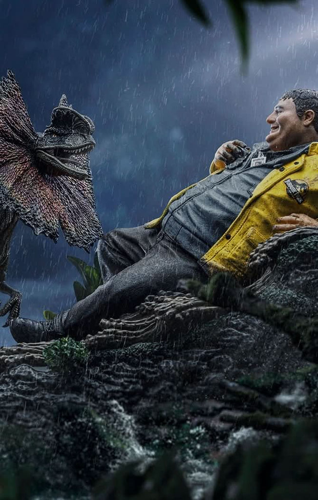 Jurassic Park Nedry Computer Dennis Nedry - Jurassic Park - Art Scale 1/10 - Iron Studios – Iron ...