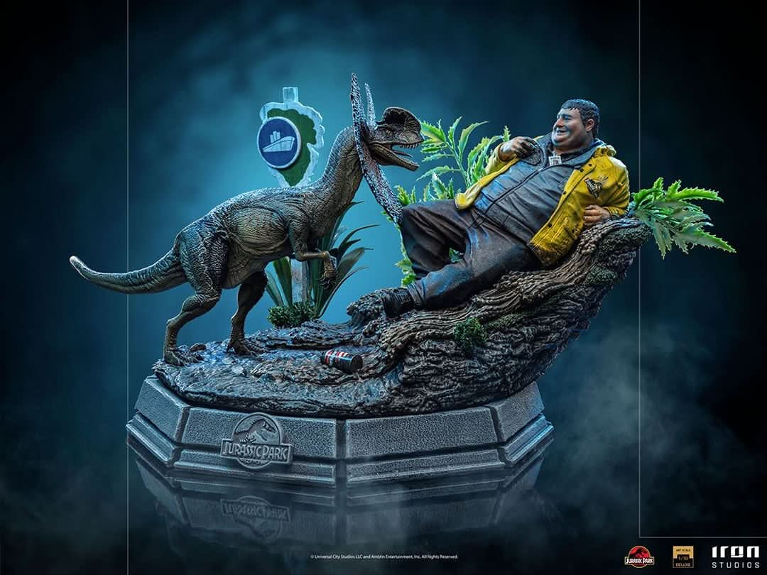 Statue Dennis Nedry Deluxe - Jurassic Park - Art Scale 1/10 - Iron Studios