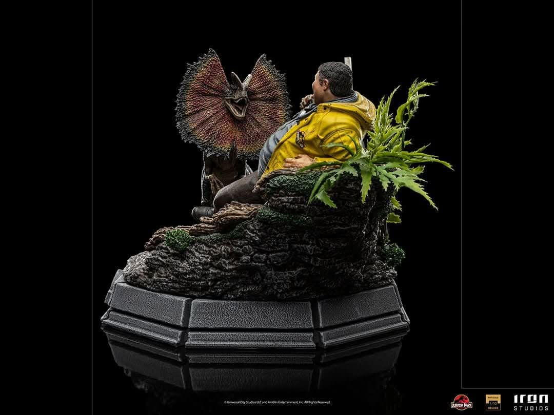 Statue Dennis Nedry Deluxe - Jurassic Park - Art Scale 1/10 - Iron Studios