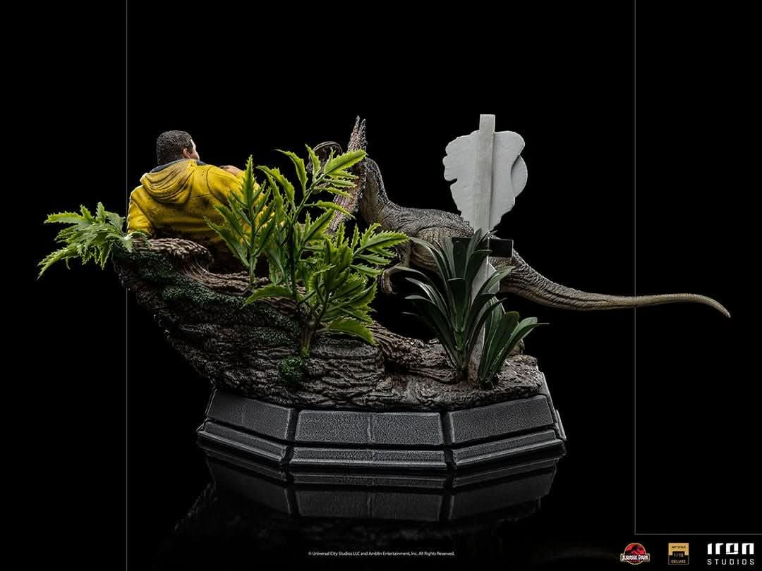 Statue Dennis Nedry Deluxe - Jurassic Park - Art Scale 1/10 - Iron Studios