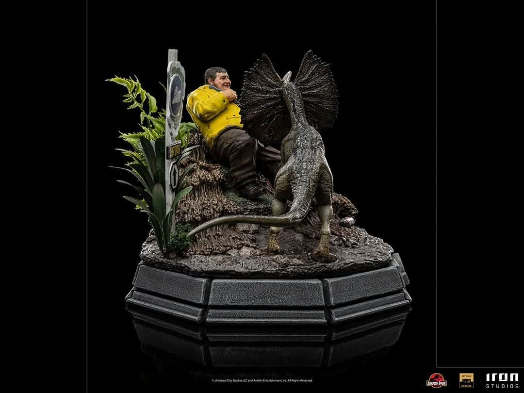 Statue Dennis Nedry Deluxe - Jurassic Park - Art Scale 1/10 - Iron Studios