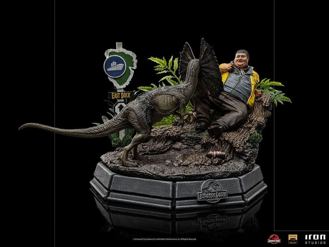 Statue Dennis Nedry Deluxe - Jurassic Park - Art Scale 1/10 - Iron Studios